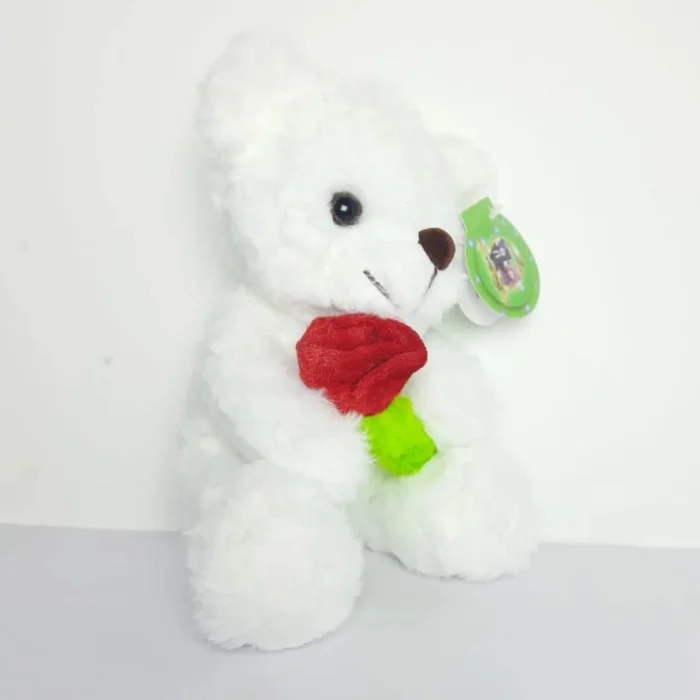 Urso Embaixador do Romantismo Branco 20 cm de Pelucia 66-6803-20