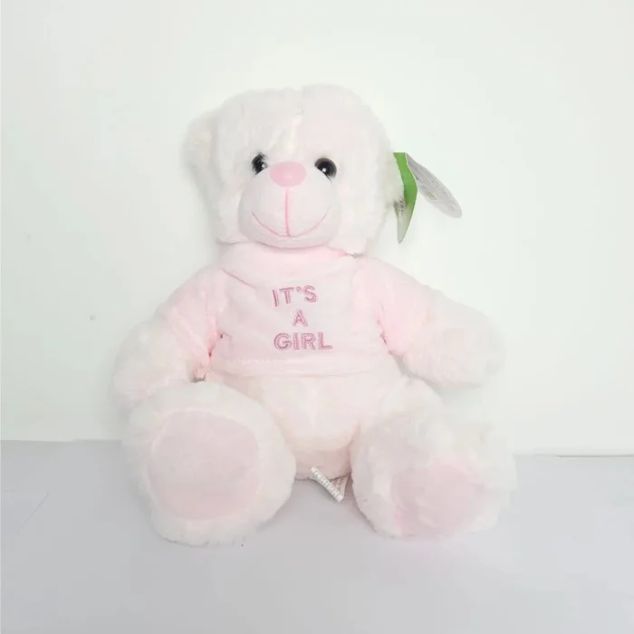 Urso Menina Meu Presente Rosa 20 cm de Pelucia H1024-015