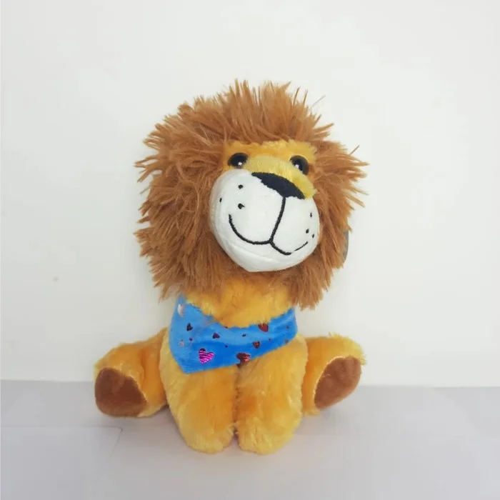 Leão Apaixonado Amarelo 20 cm de Pelucia 18-1549M-25