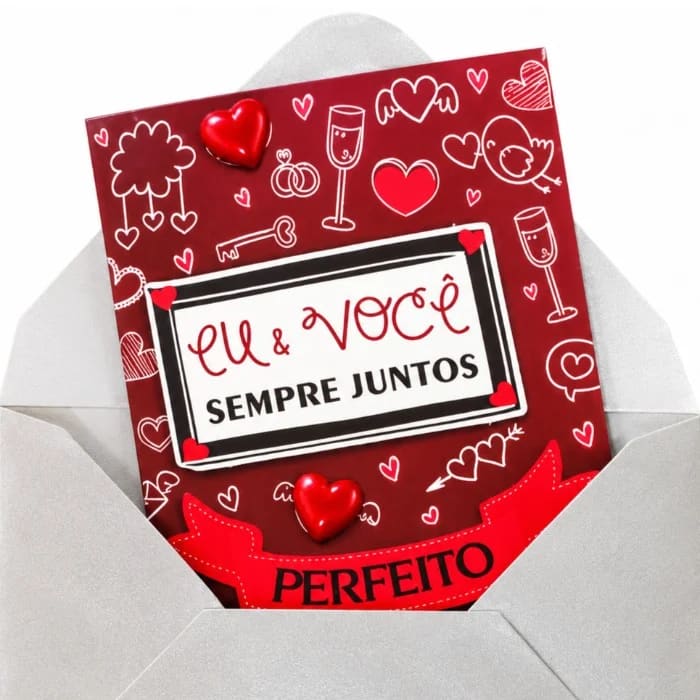 Cartão Pequeno com Envelope - Amor 1