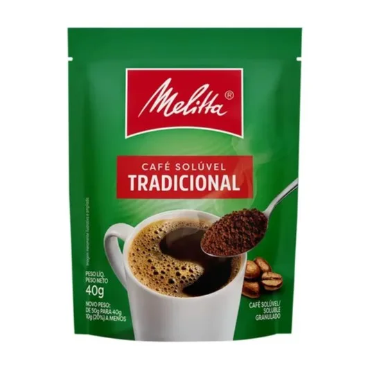 Café Solúvel Melitta 40g - Tradicional