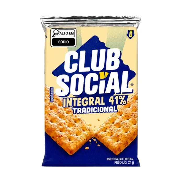 Biscoito Club Social 24g - Integral 41%